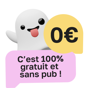 O€, c’est 100% gratuit et sans pub !